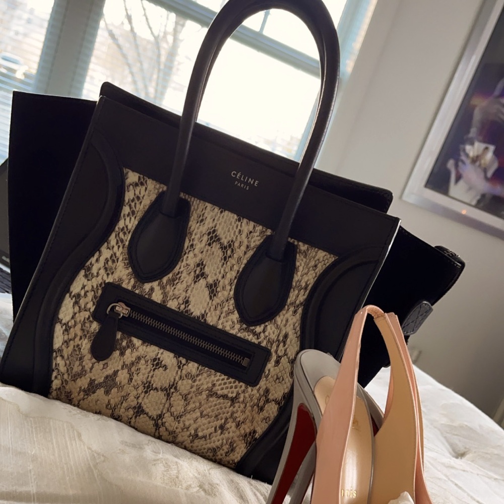 authentic Celine python
